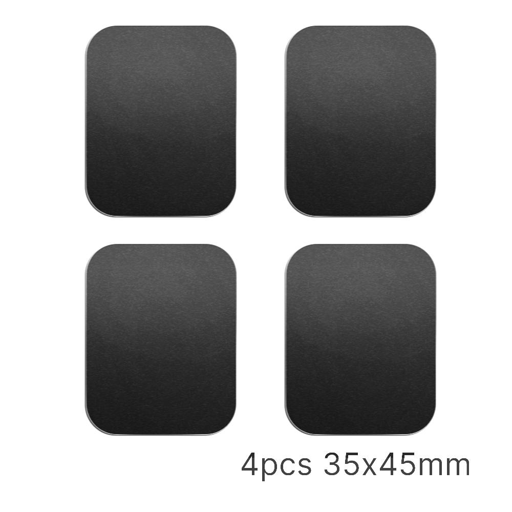 Magnetiska metallplattor Självhäftande magnetdiskar Järnplåtar för Iphone Xs X Samsung Bil Mobiltelefon Bilplatta Skrivbordsfäste