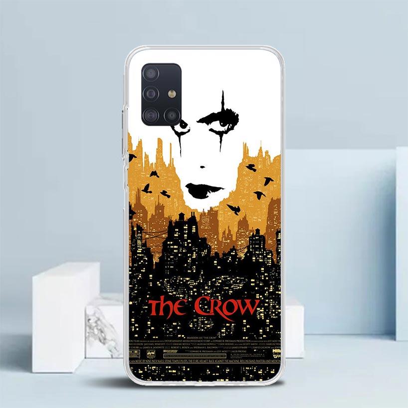 Movie The C-Crow Soft Cover for Samsung Galaxy A12 A22 A32 A52 A72 A02S Phone Case Note 20 Ultra 10 S10 Plus A51 A71 A50S A20S A