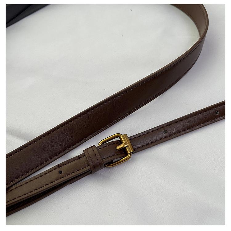 2025 Damen Retro Französische Schultertasche: Stilvolle, vielseitige kleine quadratische Umhängetasche