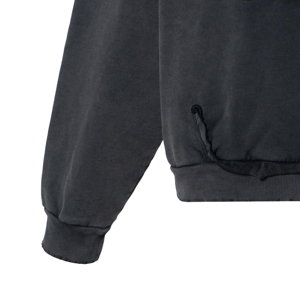 Balenciaga Ripped Pocket Tape Type Hoodie 744441TRVK21041