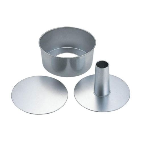 Oaks Japanese-made Chiffon & Sponge Cake Pan, 17cm, Silver