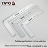 Yiertuo Aluminum Alloy 90° Protractor Stainless Steel Woodworking Angle Ruler