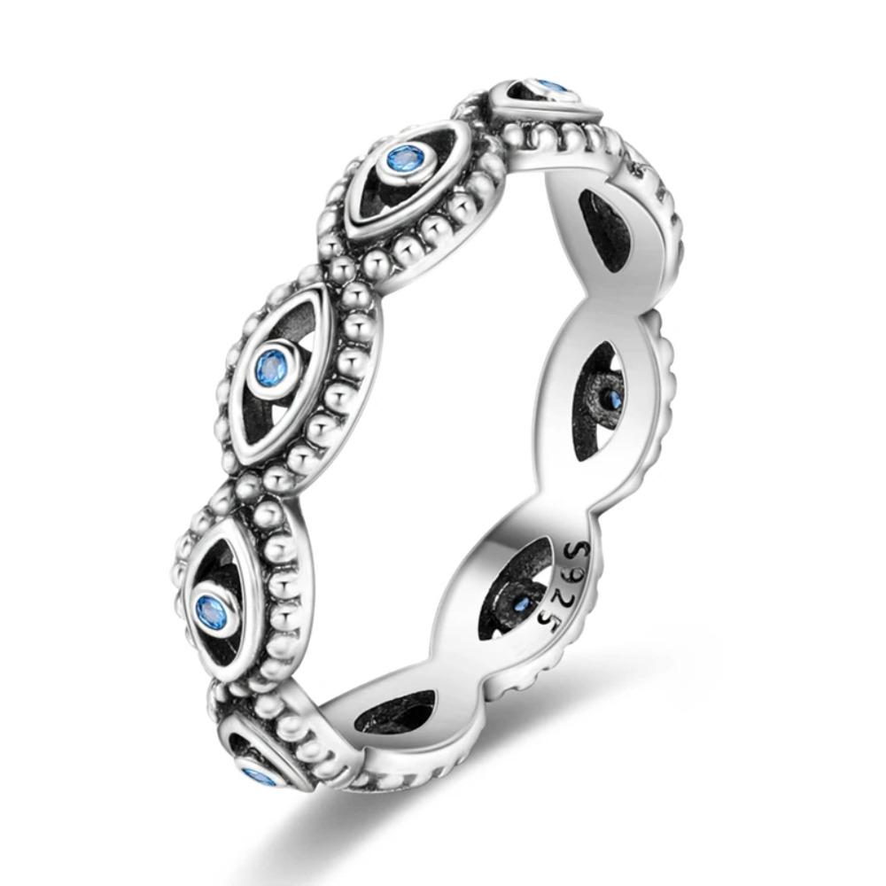 925 Silver Shine Zircon Ring Original Stone Multi Layer Wide Rings For Women Fine Jewelry Wedding Party Gift