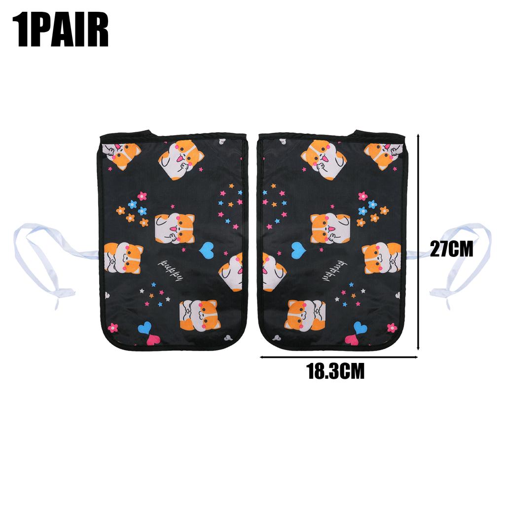 2pcs Summer Motorbike Sunscreen Breathable Gloves Electric Bike PVC Fabric Handlebar Sleeves Motorcycle Accessories