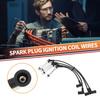 4 Pcs Spark Plug Wire Ignition Coil Cable for Ford Fiesta V 1.3 (2001 - 2010)