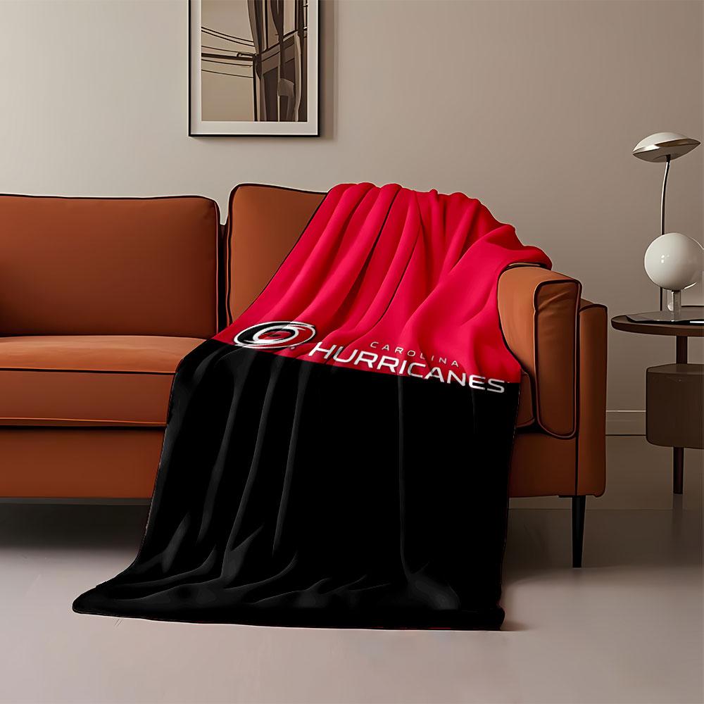 Carolina Hurricanes Logo Blanket print blanket soft and cozy perfect for the living room bed sofa or a nap,gift