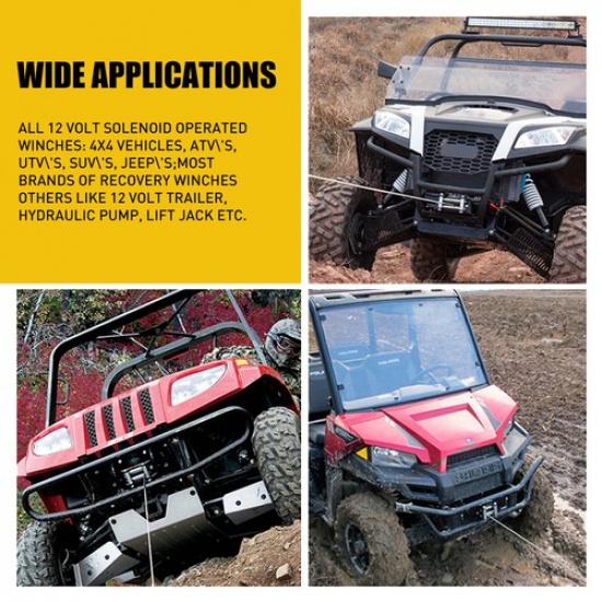 Electric Winch Remote Wireless Control System Switch 12V For Truck Jeep ATV SUV