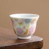 Antique glazed ten thousand flower gourd cup ceramic household teacup personal special master cup tea cup