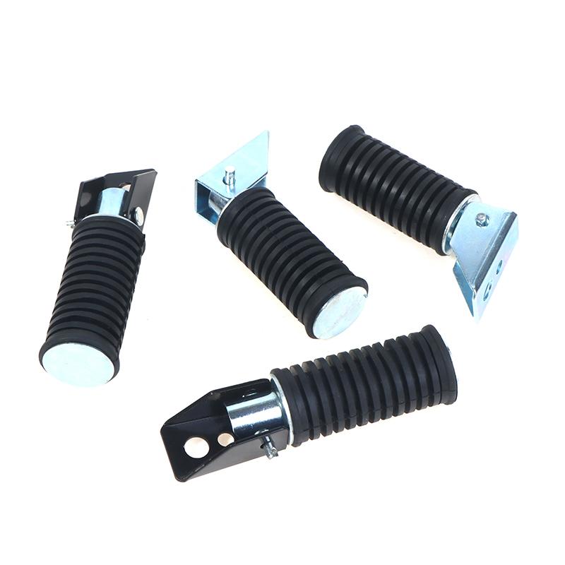 1Pair Motorcycle Foot Pegs Universal Motorcycle Footpeg Bracket For Gs125 Footrest Pedals Accessories Part For Most Motorcycle