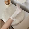 3Pairs Ins Style Mid Tube Socks Thin Sweet Socks Women Cute Lace Bow Socks  Girl