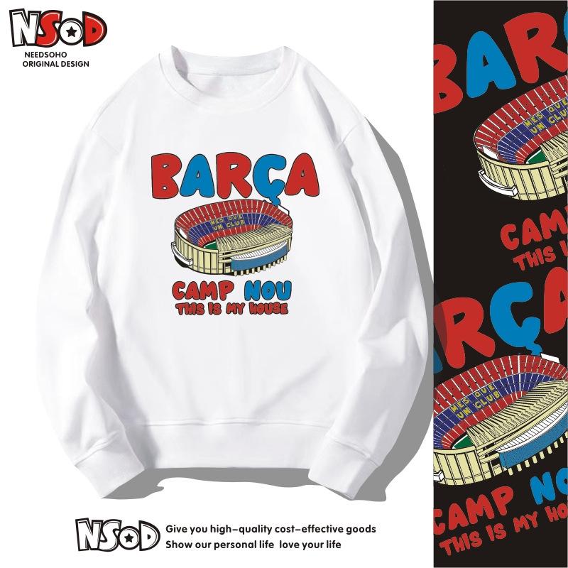 

Yamalbasar Barcelona #10 Худи с круглым вырезом с длинным рукавом XL