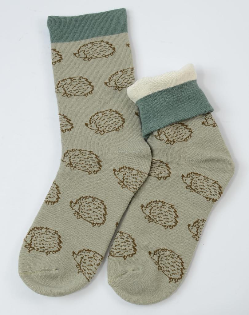 Friends Hill Hario Cold Relief Socks, Gray, US-181-228