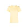 Maison Kitsuné Fox Appliqué Round Neck Short Sleeve T-Shirt Women Tops AW00103KJ0005-P724