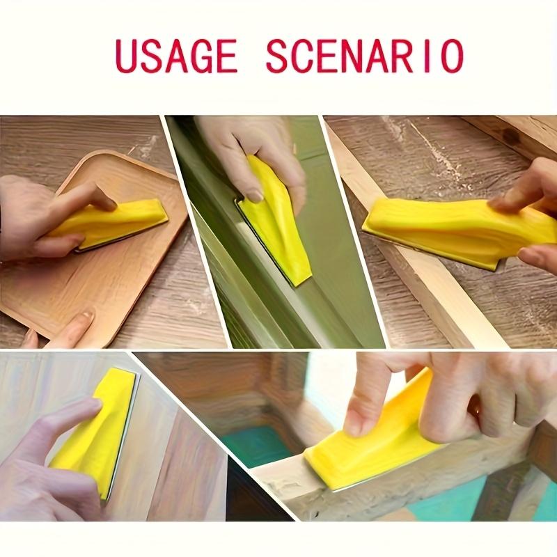 Miniature detail sandpaper kit, handmade sanding blocks for small projects, for wooden crafts, tight space metal finishes