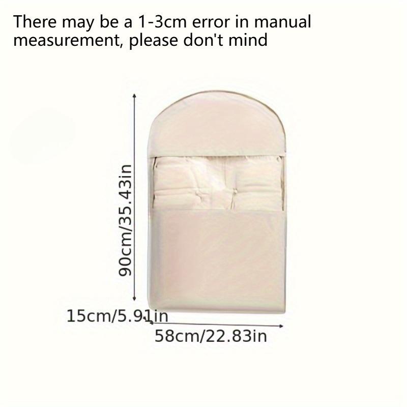 1pc Hanging Vacuum Storage Bag, Space Saving Clothes Organizer Compresses Down Jackets By 40%, Wardrobe Compression Bag