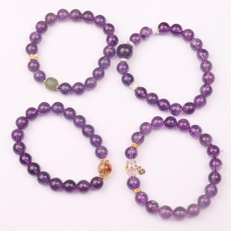 Amethyst Natural High-End Chinese Style Bracelet