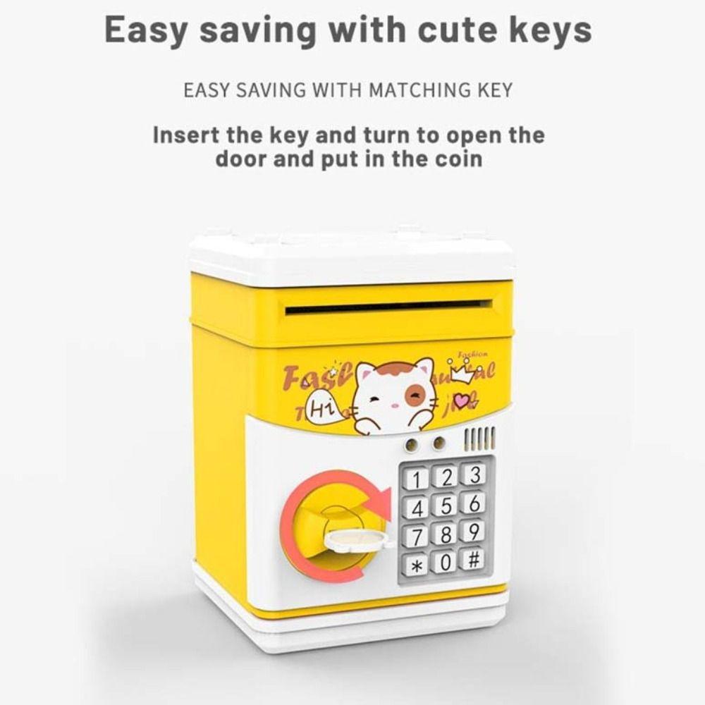 Piggy Bank Toys Children Money Boxes Mini Atm Machine Electronic Piggy Bank Coins Cash Safe Box