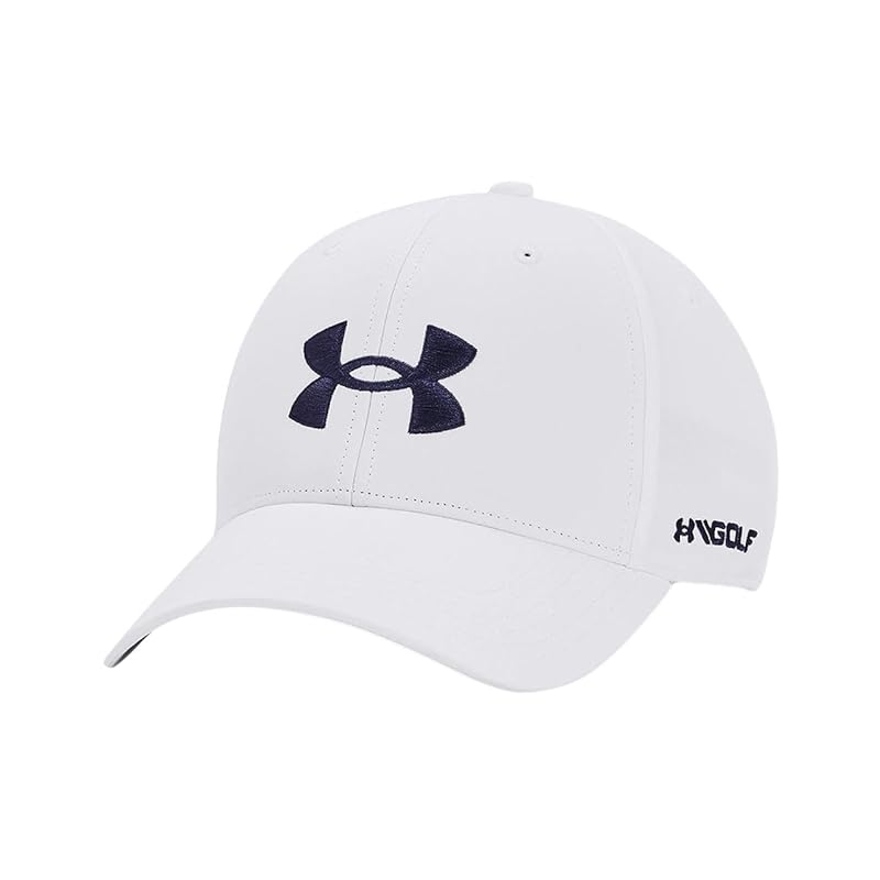 

[Under Armor] golf cap men s hat GOLF96 HAT (JP, alphabet, Free Size, White x Midnight (101)) [product]