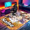 Custom Name Personalized Genshin Impact Print Carpet, Versatile Home Decor Rug, for Playroom, Apartment, Balcony, Entryway, Hallway Gift