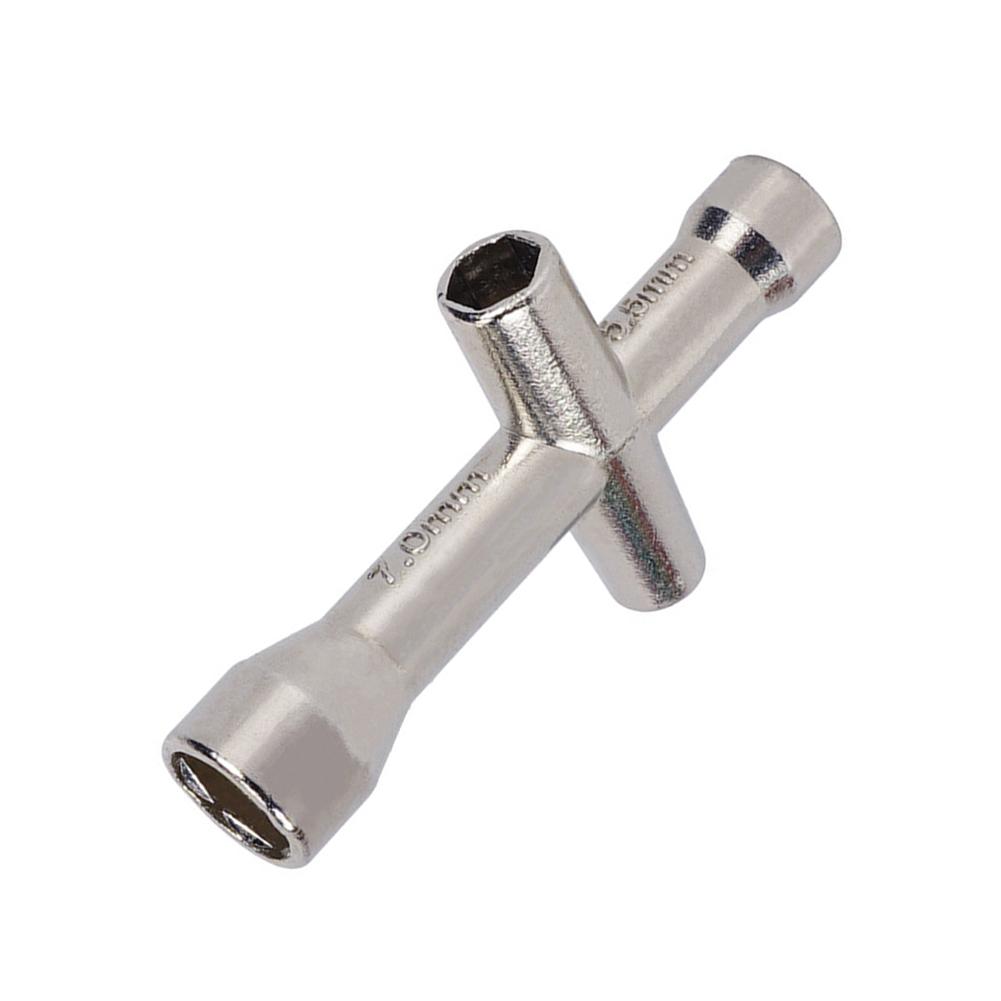 

Инструмент для сопла 3D-принтера 4 в 1 M2 M2.5 M3 M4 винт гайка шестигранный крестовой ключ для сопел E3D V6 MK8 мини-гаечный ключ 1Pc