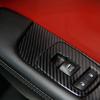 Fit for Challenger Interior Door armrest Power Window Switch Panel Carbon Fiber Accessories for Dodge Challenger 2015 up
