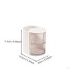 Dustproof Makeup Sponge Organizer MultiFunctional Rotating Brush holder High Capacity