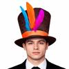 Headband Easter Costume Hat Dress Up Feathered Tall Hat  Stage Performance Event