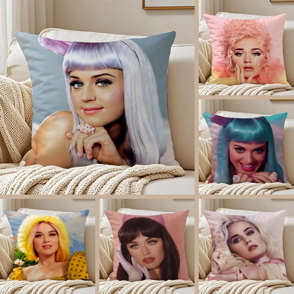 Singer KKaty Perry Cushion Cover Pillowcase Antidustmite Living Room Sofa Decor Cushion Room