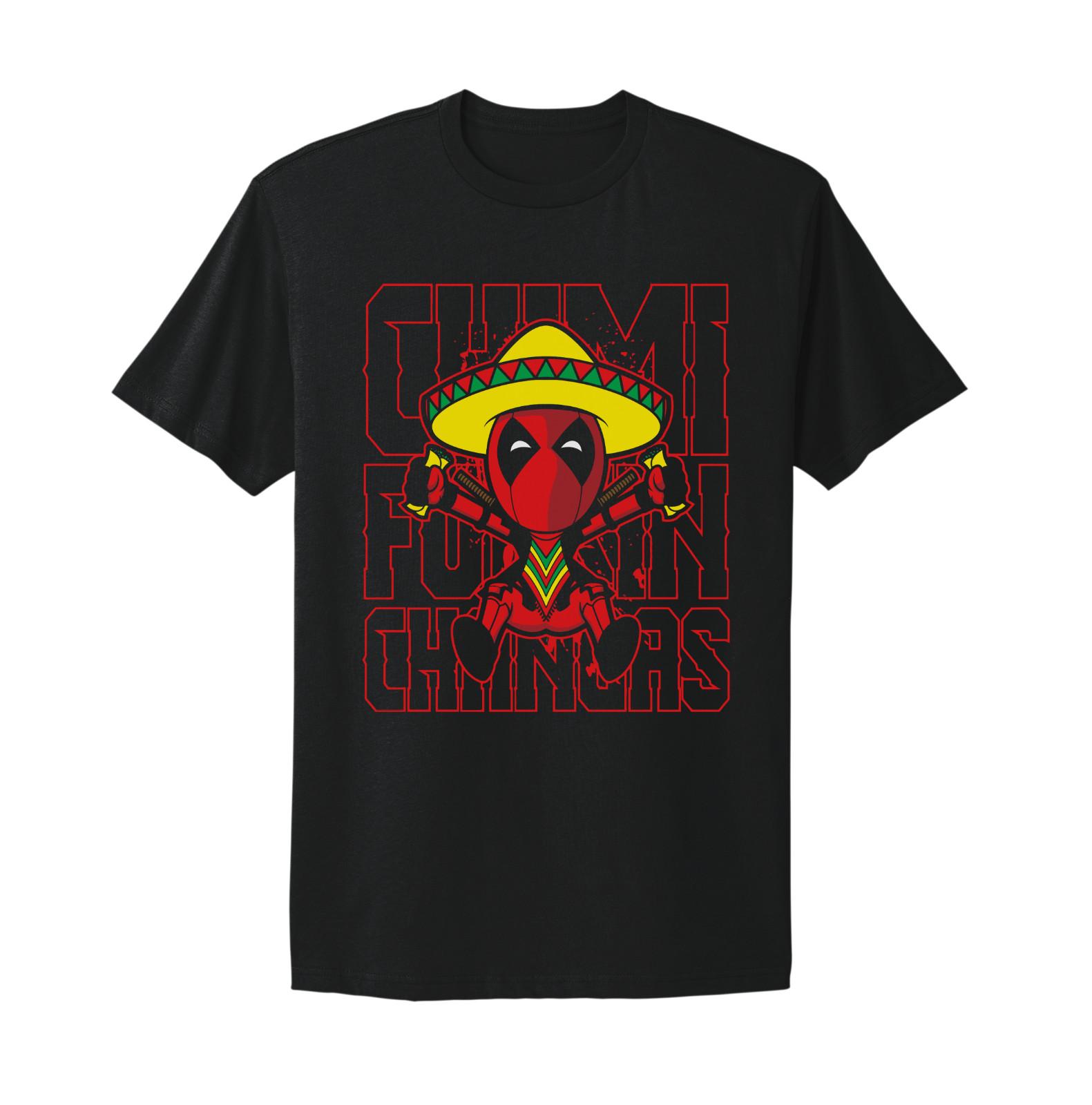 Deadpool Chimichanga Taco Tuesday Marvel Movie design funny gift T-shirt S