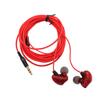 Wired Earphone In-ear HiFi Stereo Long Cable 3.5mm Plug Music Earbuds Monitoring Headphone for Live Broadcast