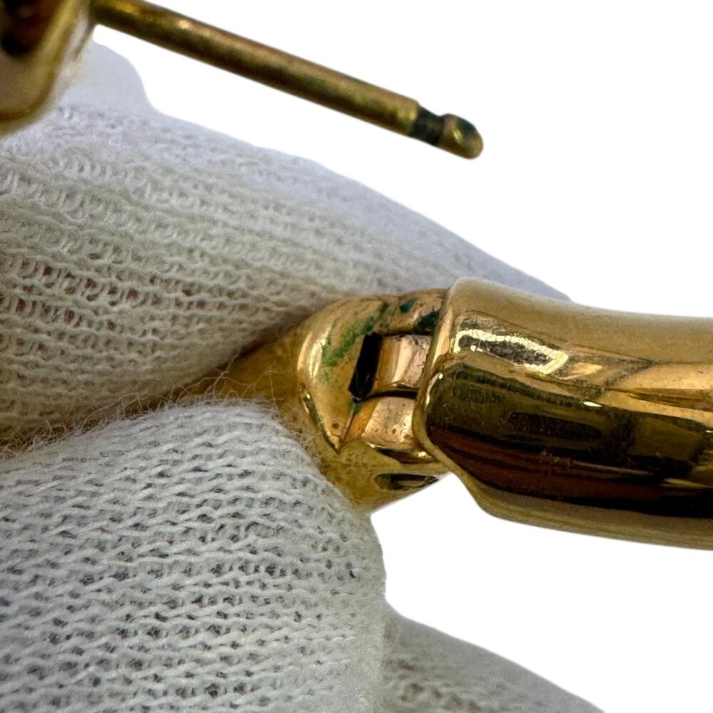 BALENCIAGA Gold Plated hoop Pierce gold Gold Plated Used