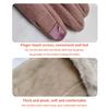Herbst Winter Warme Wildlederhandschuhe Plus Samt Verdickte Plüsch Dekor Stulpenhandschuhe Outdoor Kältefest Touchscreen Reit Ski Handschuhe