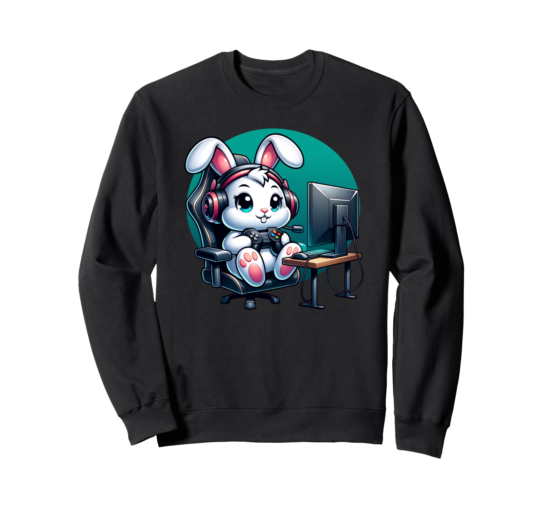 Video game player, Easter bunny, rabbit, gamer, boy, girl, graphic trainer