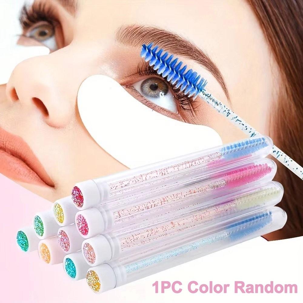 Reusable Eyelash Brushes Sparkling Lash Spoolies Multi-Purpose Eye Lash Brushes  Makeup Tools