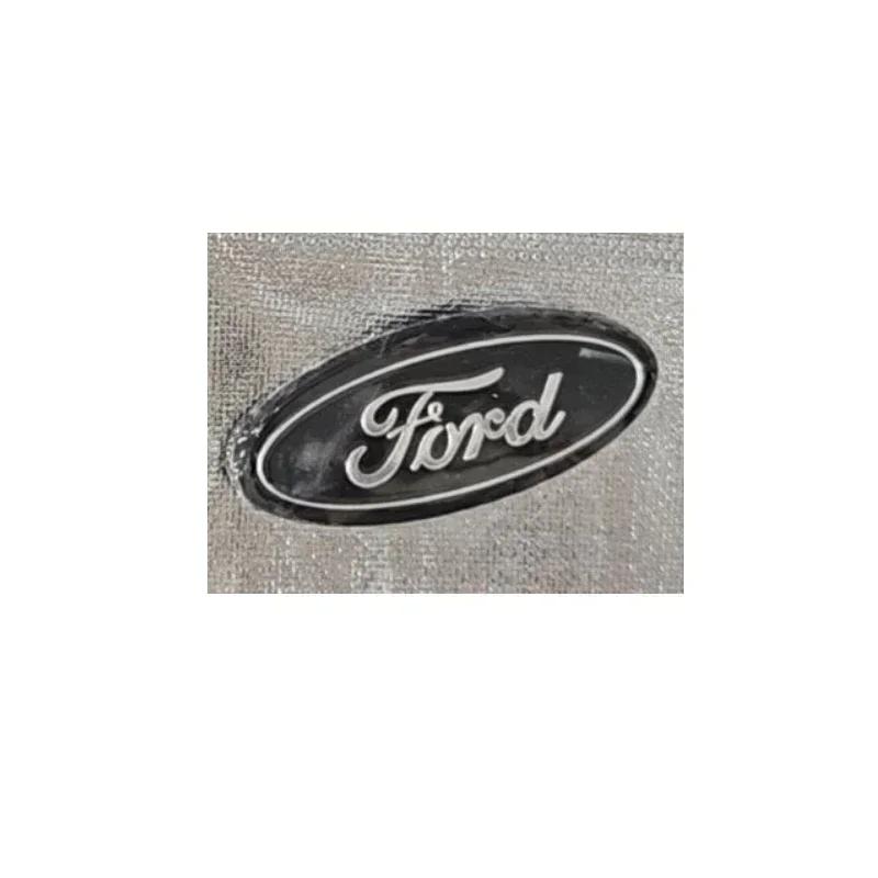 58x22mm Alloy Car Logo Emblem Steering Wheel Stickers for Ford Focus Mk4 Edge Escape Kuga Fiesta Mondeo Ranger Ecosport Fusion