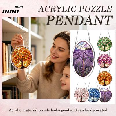 Acrylic Puzzle Can Be Hung Doors, Gardens, Indoor And Outdoor Decoration.