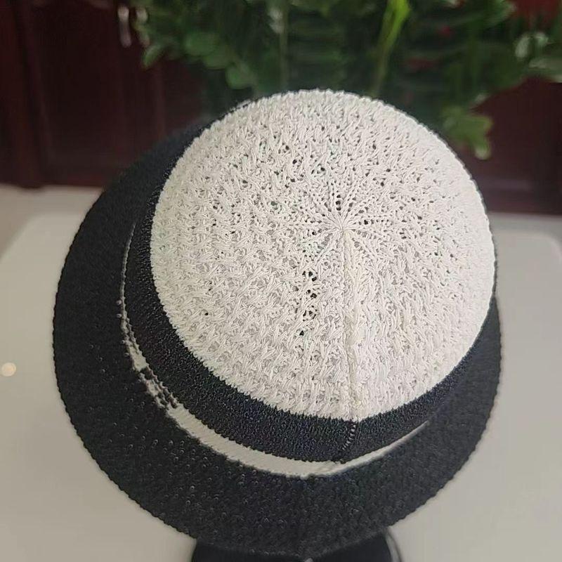 Дышащая шляпа рыбака, плетеная соломенная шляпа, солнцезащитная шляпа для отдыха на пляже, летняя шляпа для защиты от солнца