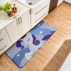 Rarity Print Flannel Kitchen Mat Christmas Soft Area Rug Non Slip Floor Carpet Home Decoration