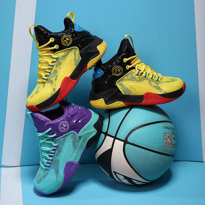 Boys basketball shoes new classmates children's sports shoes medium and older children's running shoes youth sneakers boys