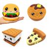 Modelo de Biscoito Waffle Squishy com Espuma de PU para Alívio do Estresse e Presentear