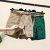 Women's Summer Casual Shorts, Korean Style A-Line Shorts with Elastic Waistband, Fashionable and Slimming