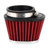 Akozon Motorcycle Engine Air Filter, Mushroom Head Engine Air Cleaner Filter Accessory for Honda Yamaha Suzuki Kawasaki (60mm)