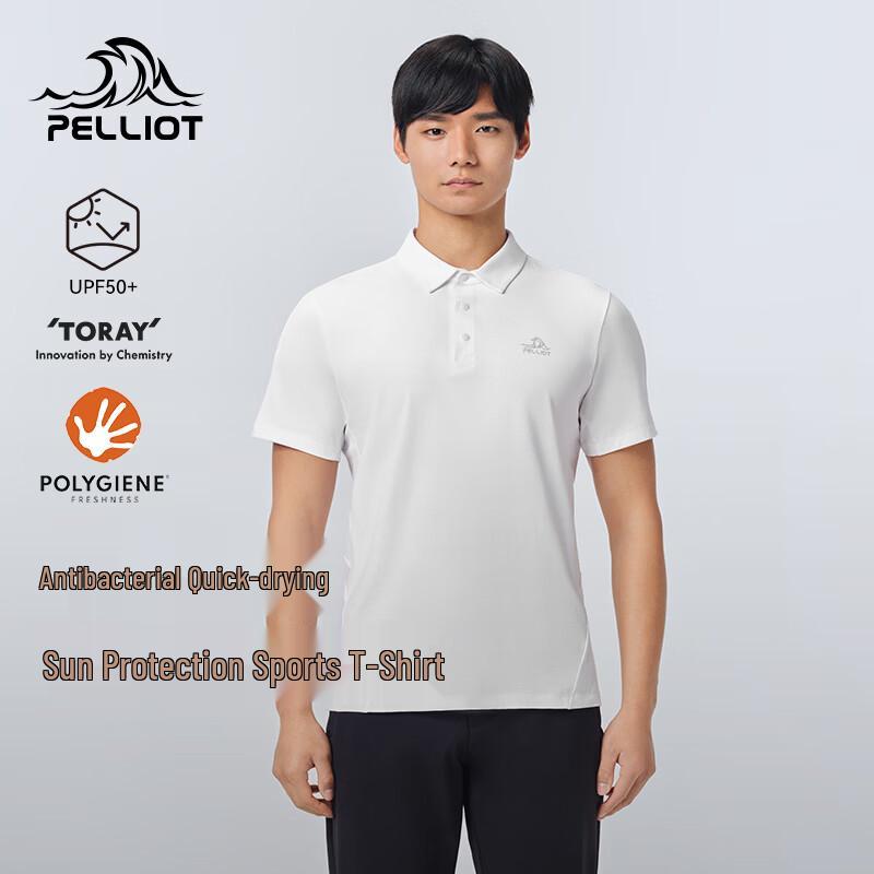 Pelliot Unisex Outdoor Quick-Dry Antibacterial Polo T-Shirt XXL