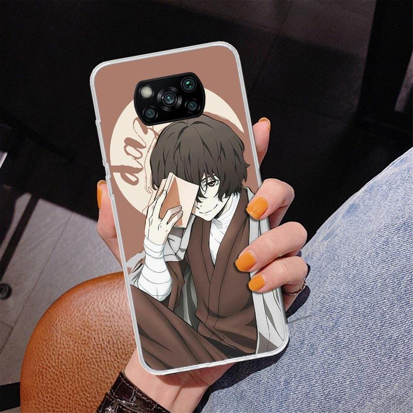 Bungo Stray Dogs Dazai Phone Case For Xiaomi Poco X7 X6 X5 Pro F7 Ultra Redmi 15C 15 13C 13 12C 12 10 10A 10C 9 9A 9C 9T Cover P