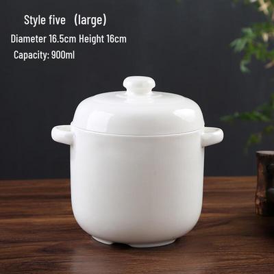 Zhi Shi Ceramic Double Boiler Stew Pot