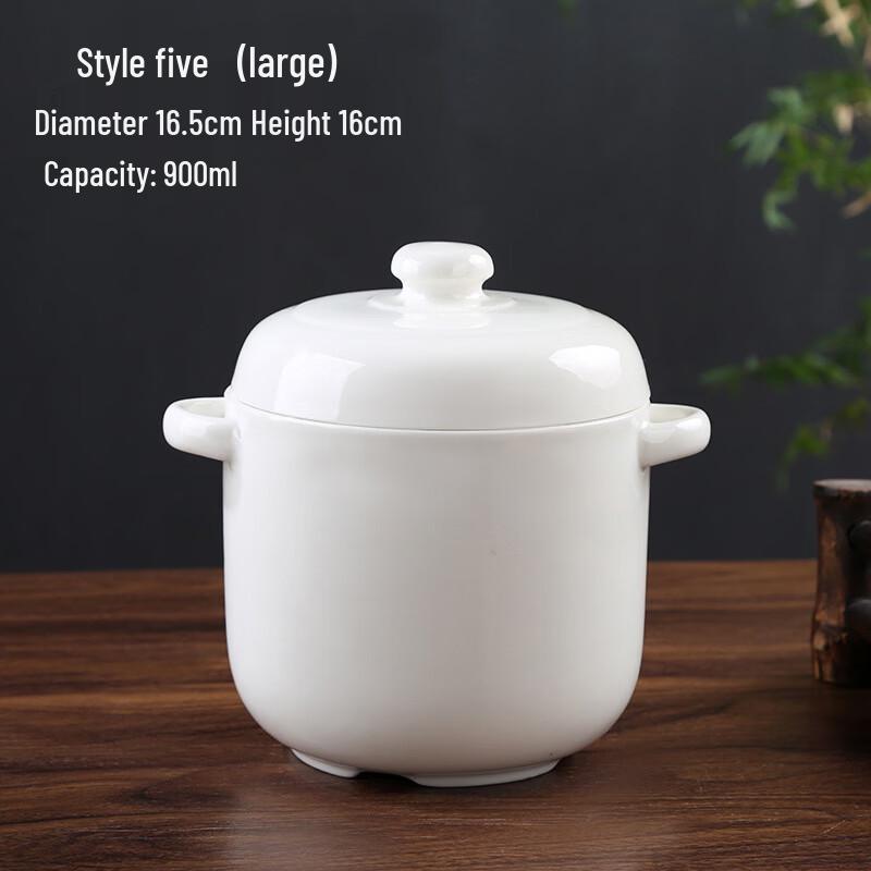 

Zhi Shi Ceramic Double Boiler Stew Pot
