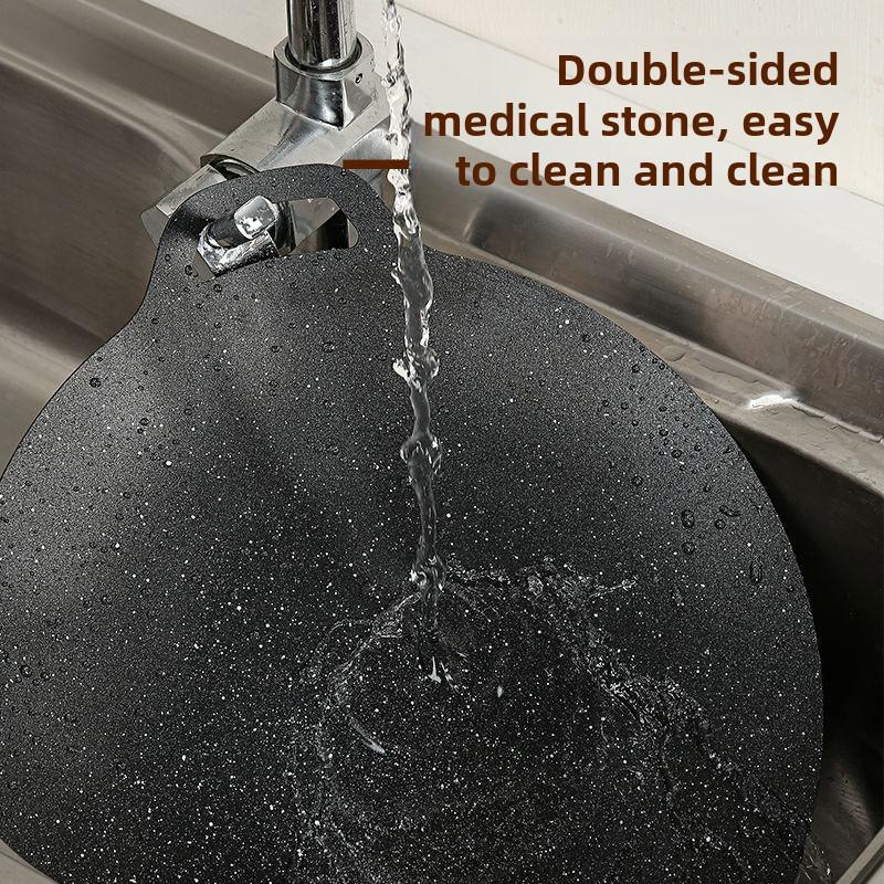 Portable Round Korean BBQ and Omelette Iron Griddle with Double Handles for Outdoor Camping