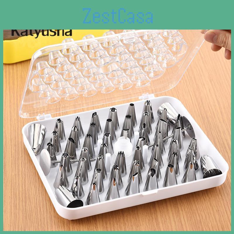 55pcsset Piping Icing Pastry Nozzles Tips Cake Decoration Making Flower Decor Baking Tool