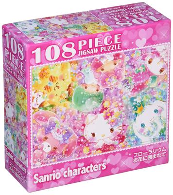 Beverly (BEVERLY) [Made In Japan] Beverly 108-Piece Jigsaw Puzzle Florarium Surrounded by Flowers (18.2 X 25.7 Cm) 108-842 Pink