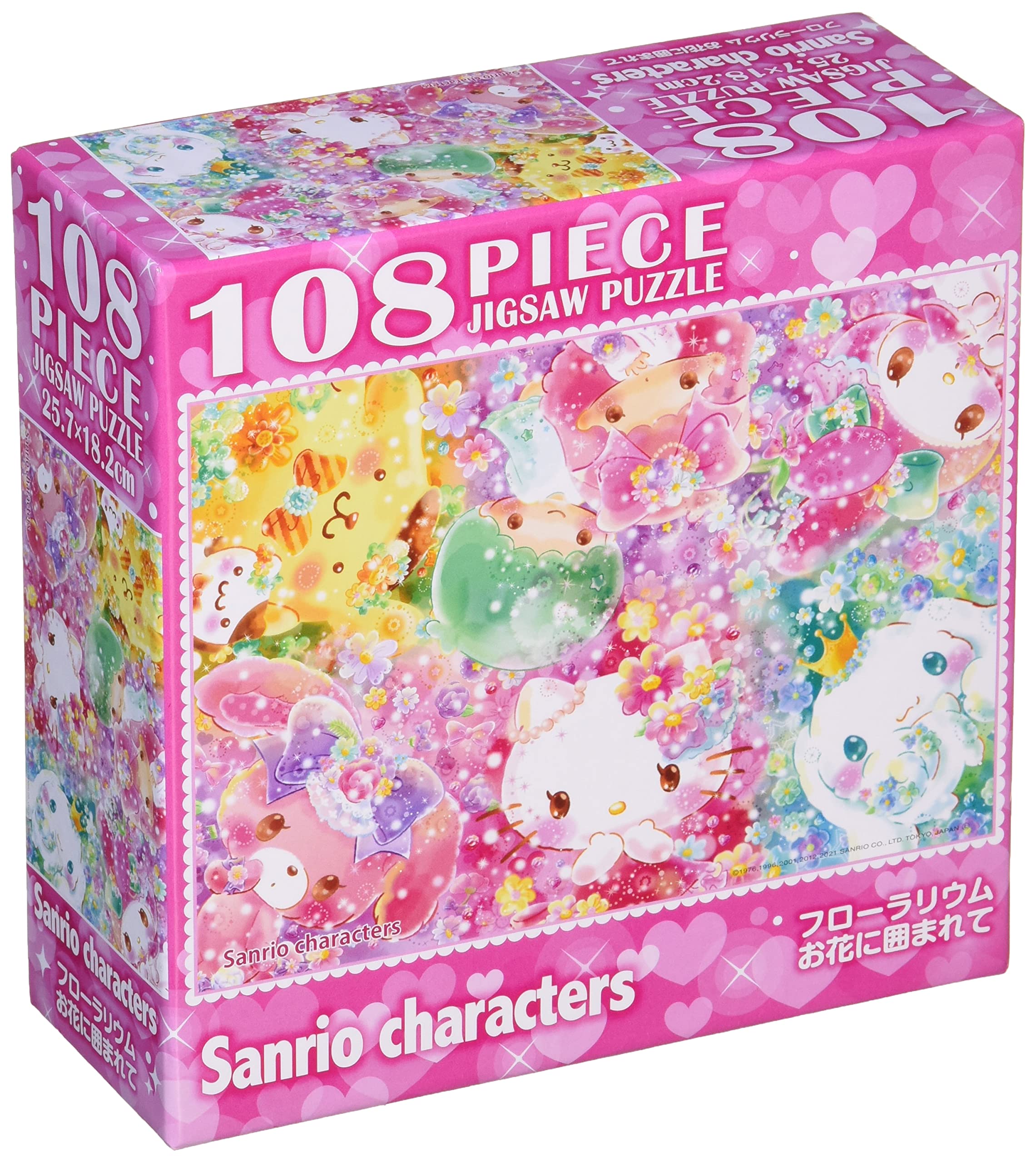 

Beverly (BEVERLY) [Made in Japan] Beverly 108-Piece Jigsaw Puzzle Florarium Surrounded by Flowers (18.2 x 25.7 cm) 108-842 Pink